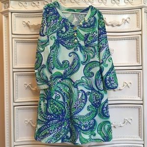 Lilly Pulitzer Girls paisley dress 8-10